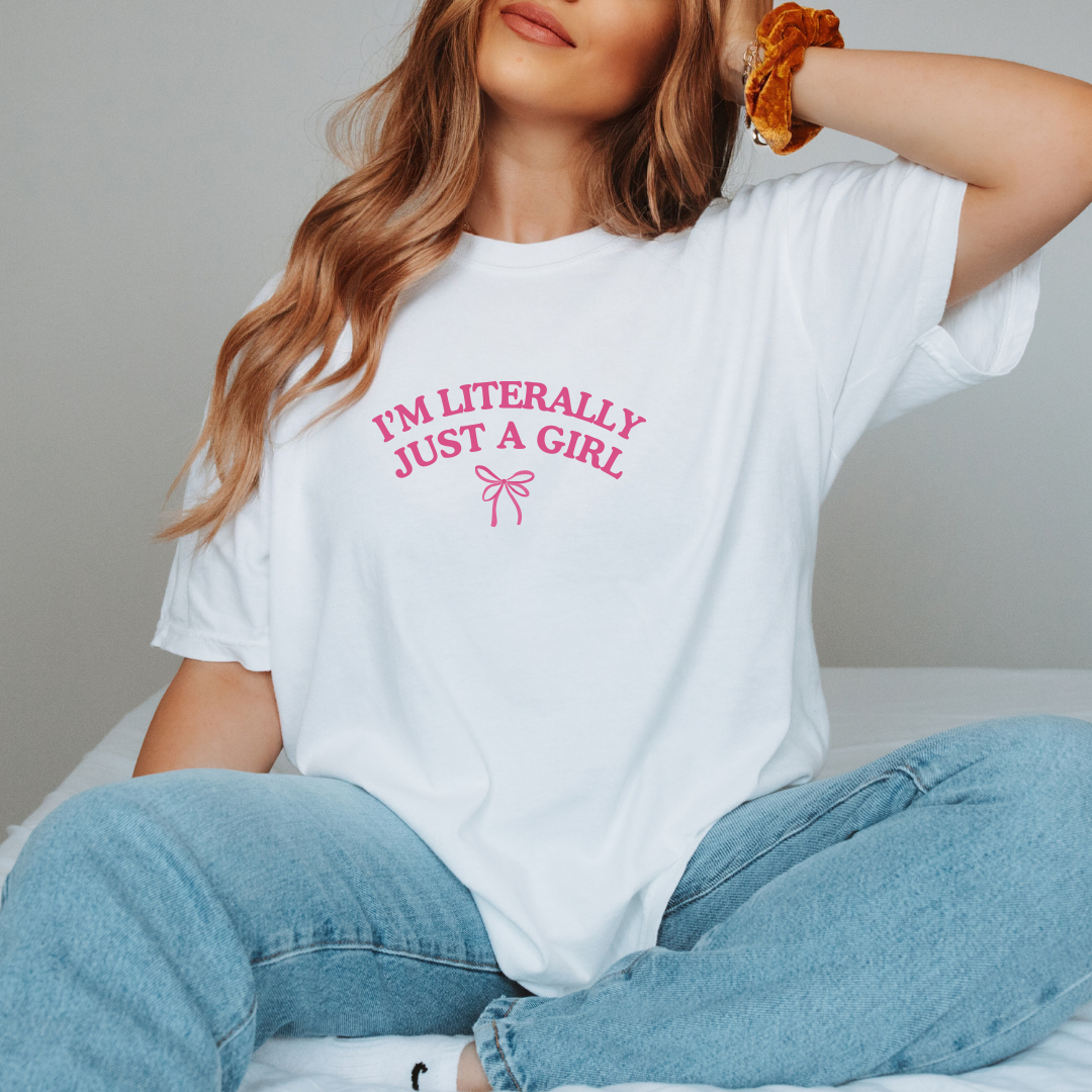 Just a Girl T-Shirt (Loose Fit)