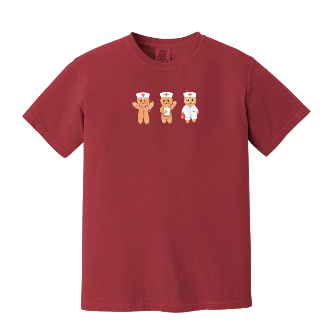 Health Care Gingerbread Team (Crewneck Sweatshirt & Loose Fit Tee)