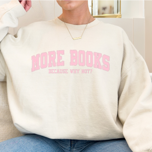 More Books Crewneck Sweatshirt