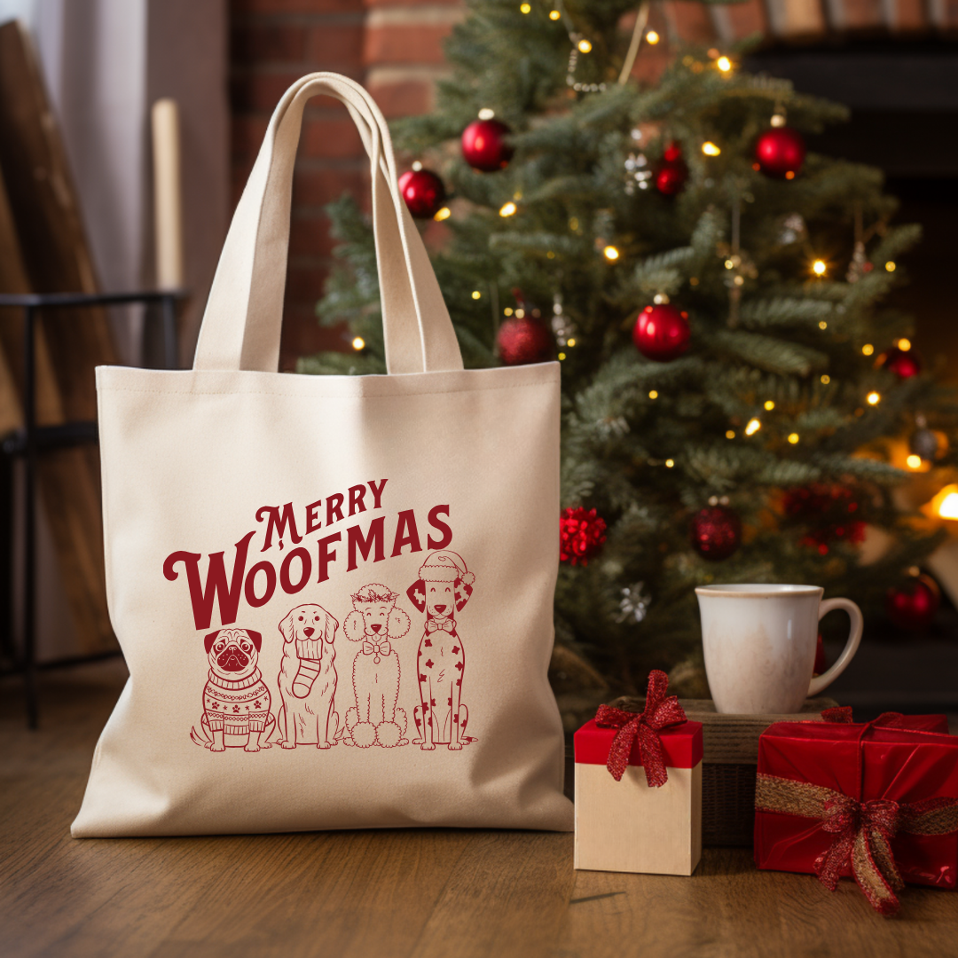 Merry Woofmas Tote