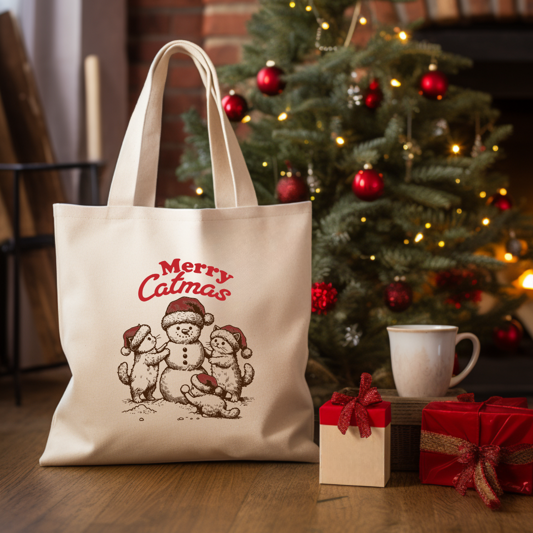 Merry Catmas Tote