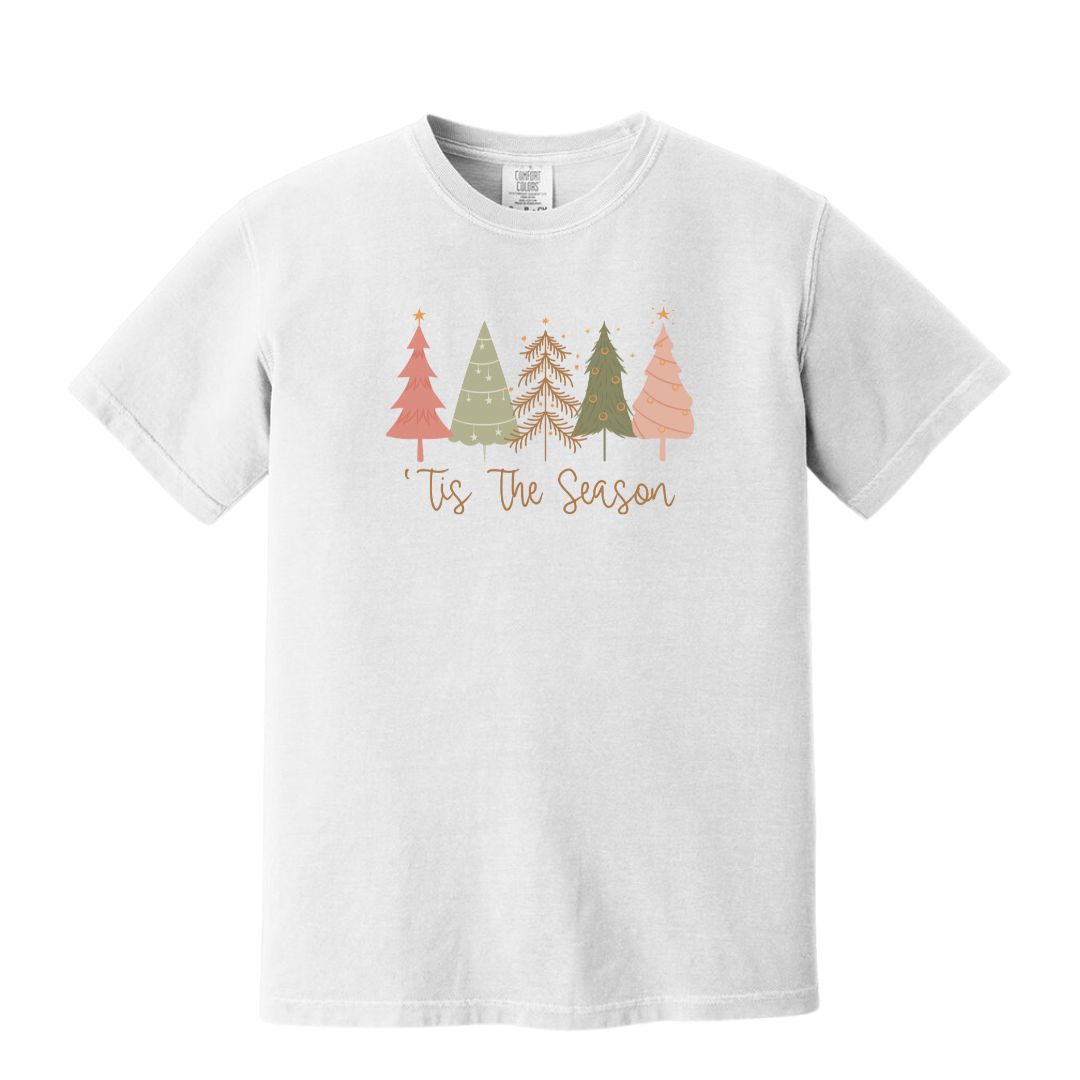 Tis The Season Christmas Tree (Crewneck Sweatshirt & Loose Fit Tee)