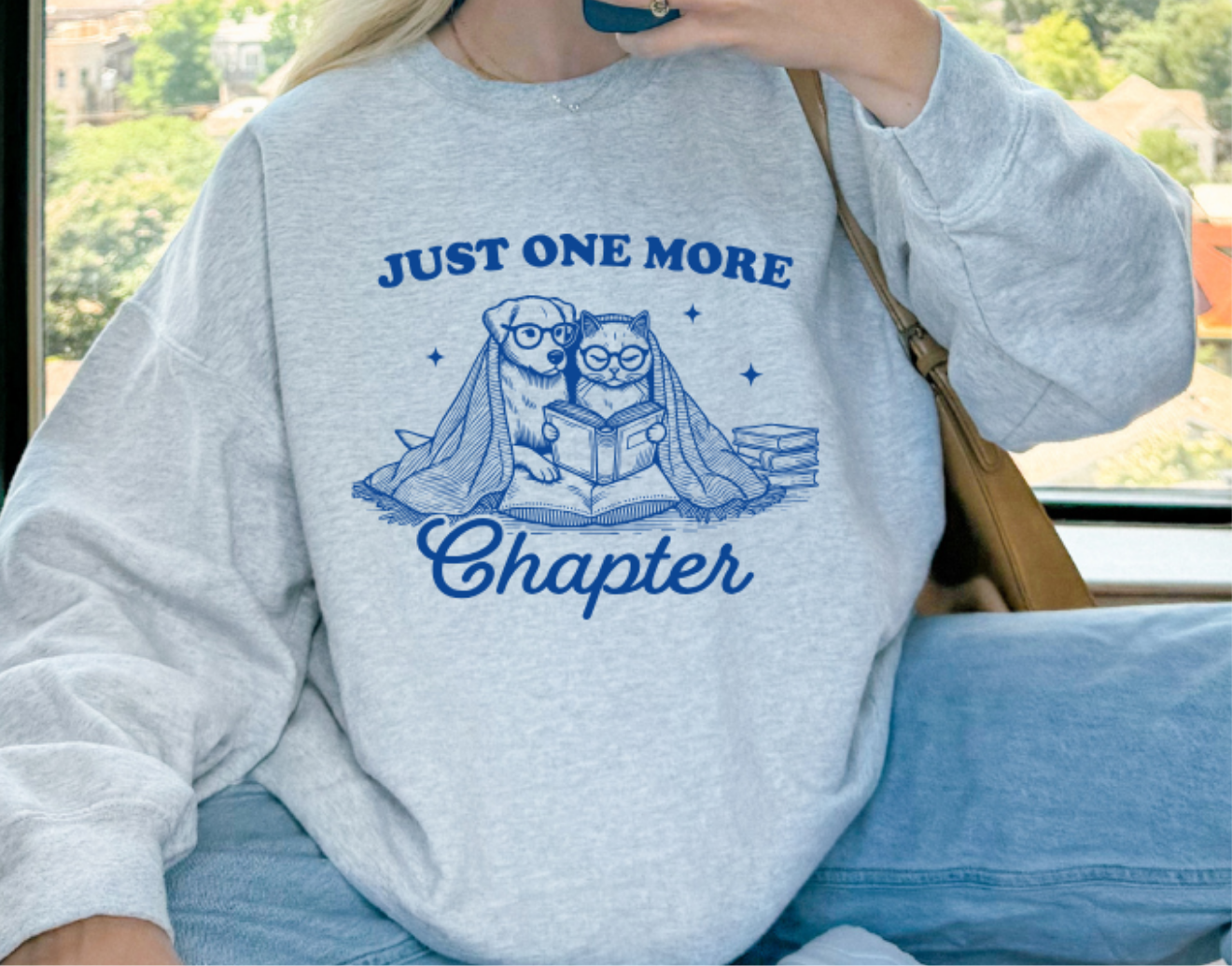 Just One More Chapter Crewneck Sweatshirt